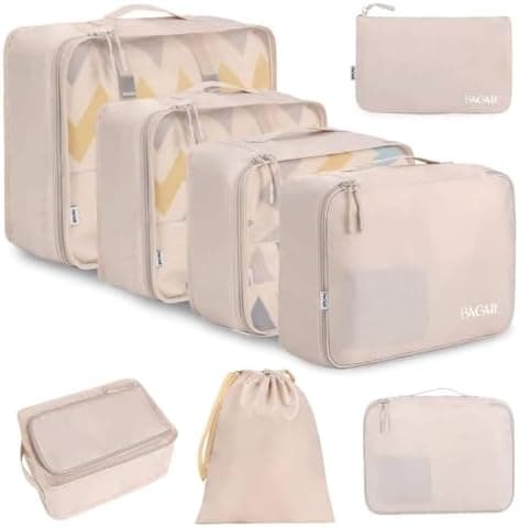 BAGAIL 8-Piece Packing Cubes and Organizer Set product image