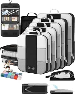 OlarHike 10-Piece Compression Packing Cubes for Travel product image